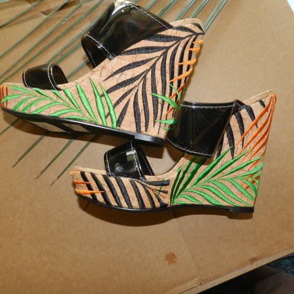 Naughty Monkey  Palmetto Platform Wedges Sandals  💥NWT!🆕FAST😮‍💨⚡🚚 - Picture 6 of 11